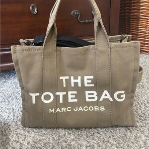 Marc Jacobs Medium Canvas 'The Tote Bag' in slate green